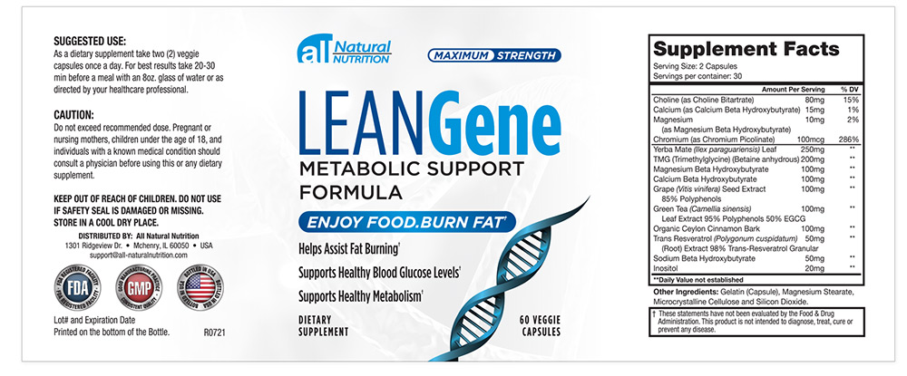 LeanGene weight loss supplement Facts